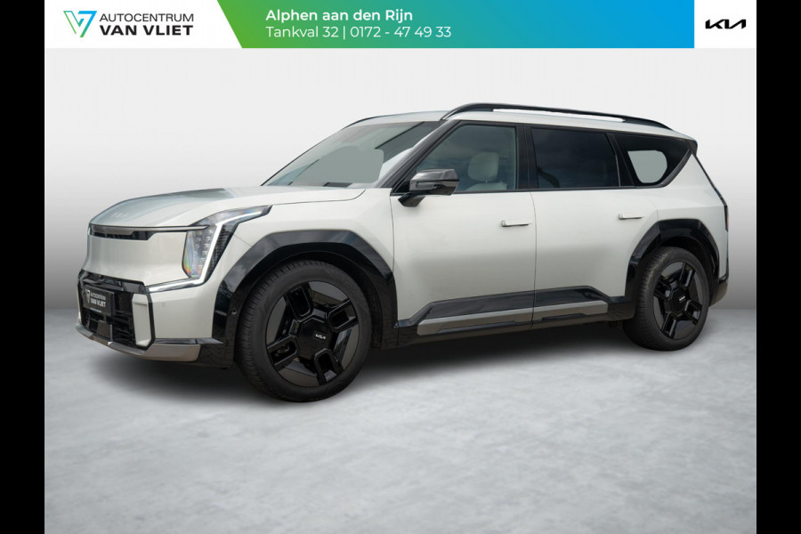 Kia EV9 GT-Line AWD 99.8 kWh Elektrische trekhaak | All Seasons | 7-Pers. | 21" | Head-Up | Stoel-/Stuurverwarming | Premium Audio | Schuif-/kanteldak | Adapt. Cruise |