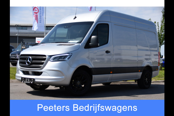 Mercedes-Benz Sprinter 319 V6 3.0 CDI L2H2 PB Edition Camera, Cruise, Carplay, 190pk, Automaat, LED, Trekhaak, Dodehoek, Sensoren, NAVI, Uniek!