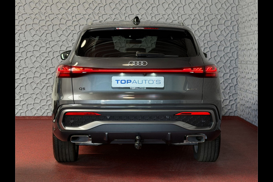 Audi Q5 2.0 TFSI E-HYBRID QUATTRO 300 PK S-EDITION PANO PASS.DISPLAY LEER 360CAM TREKHAAK MATRIXX LED ELEK.STOEL. S-LINE S LINE