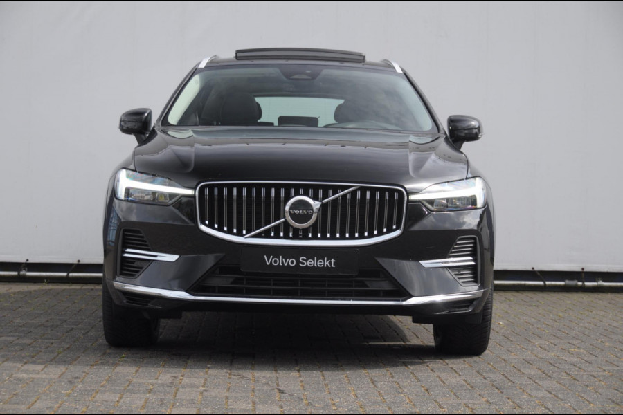 Volvo XC60 350PK Automaat T6 AWD Plus Bright / Navigatie / Elektrisch glazen schuif-kanteldak / Leren bekleding / Elektrisch verstelbare stoelen met geheugen / Stuur & Stoelverwarming / Achteruitrijcamera / Elektrische achterklep / Cruise control