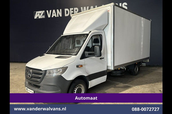 Mercedes-Benz Sprinter 317 CDI 170pk 9G-Tronic Automaat Bakwagen 21m3 KUUB Hoog Laadklep Zijdeur Euro6 Airco | Leder | Lat om Lat betimmering Bijrijdersbank