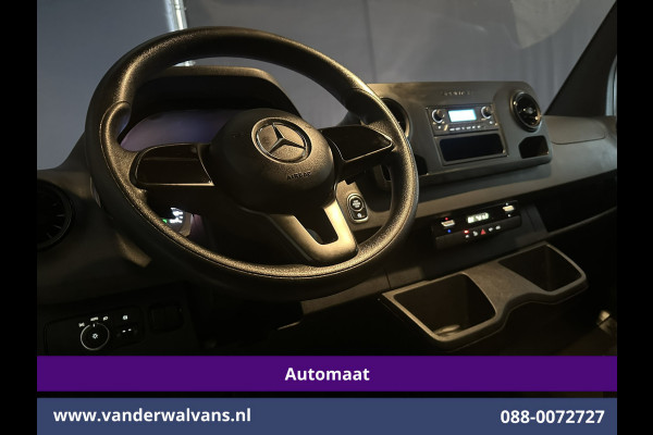 Mercedes-Benz Sprinter 317 CDI 170pk 9G-Tronic Automaat Bakwagen 21m3 KUUB Hoog Laadklep Zijdeur Euro6 Airco | Leder | Lat om Lat betimmering Bijrijdersbank