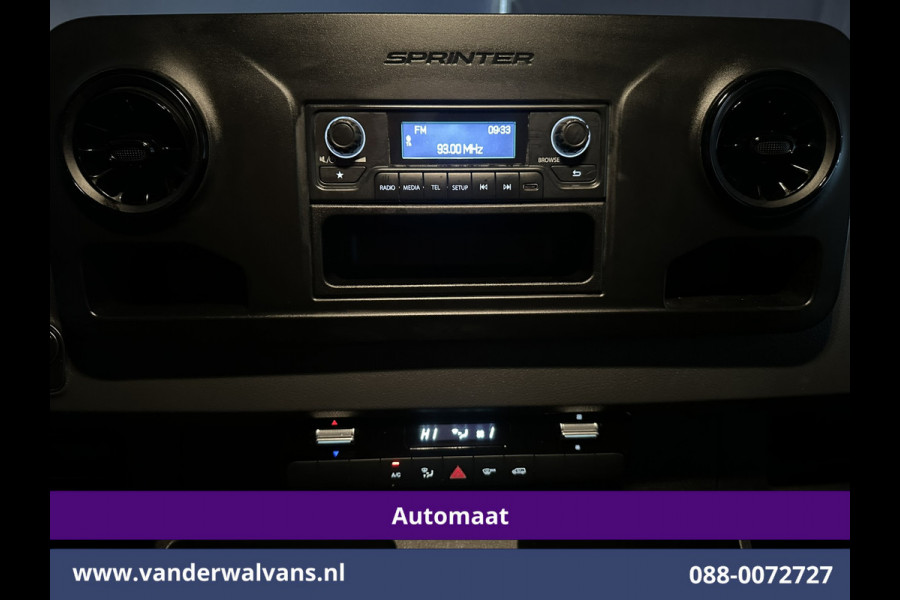 Mercedes-Benz Sprinter 317 CDI 170pk 9G-Tronic Automaat Bakwagen 21m3 KUUB Hoog Laadklep Zijdeur Euro6 Airco | Leder | Lat om Lat betimmering Bijrijdersbank