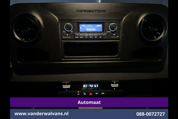 Mercedes-Benz Sprinter 317 CDI 170pk 9G-Tronic Automaat Bakwagen 21m3 KUUB Hoog Laadklep Zijdeur Euro6 Airco | Leder | Lat om Lat betimmering Bijrijdersbank