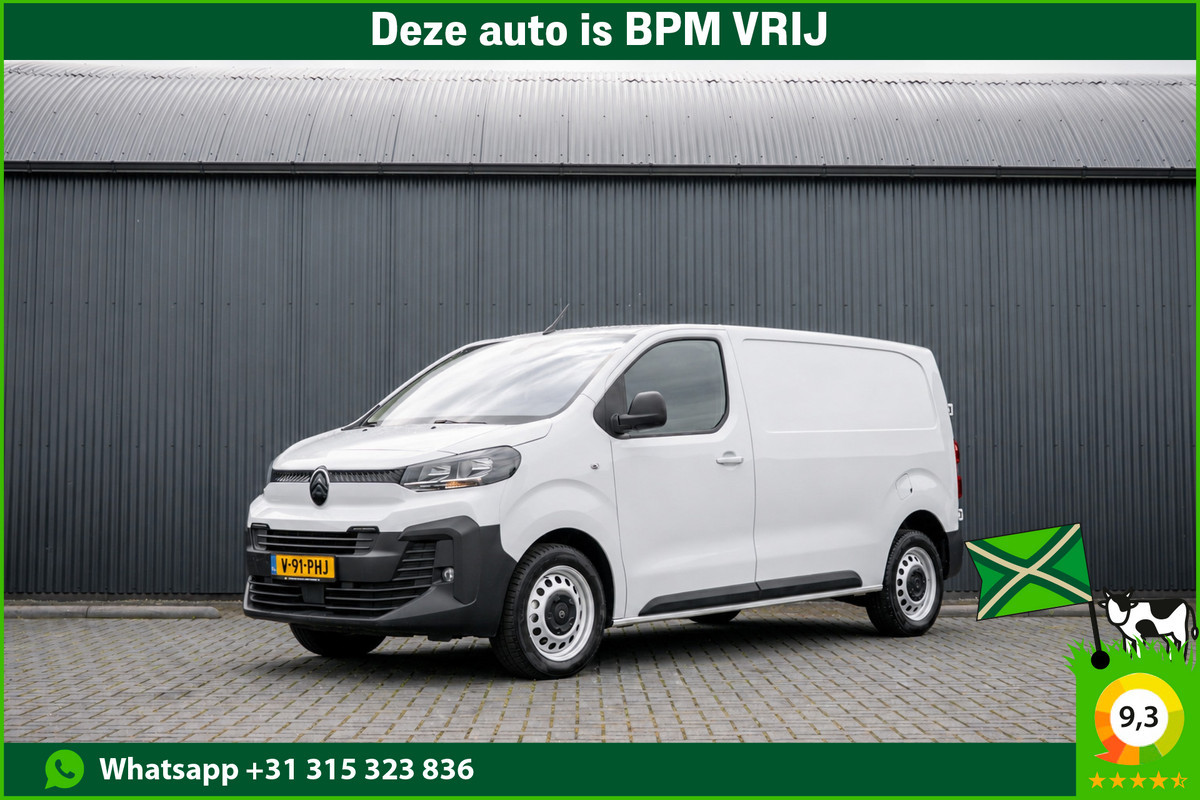 Citroën Jumpy 2.0 BlueHDi | 145 PK | AUTO | Vitrual display | Camera | Carplay | Cruise | Airco | 3-Zits