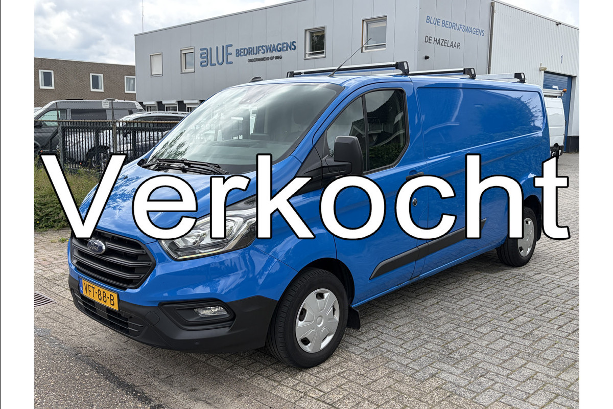 Ford Transit Custom 300 2.0 TDCI 130PK Euro6 L2H1 Trend ✓ navigatie ✓ camera ✓ trekhaak 2800KG ✓ dakdragers