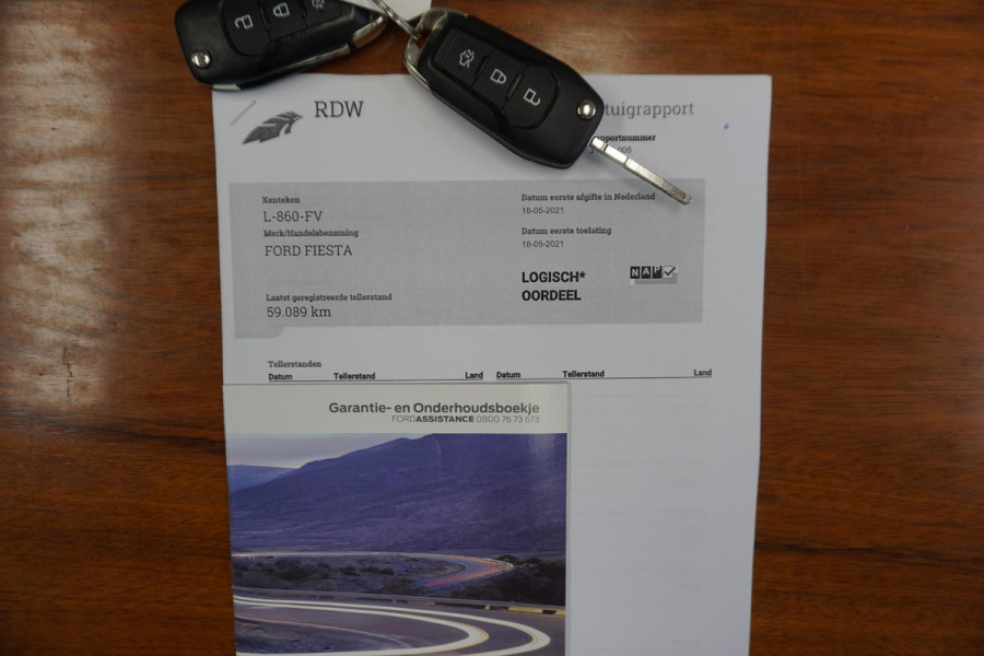 Ford Fiesta 1.0 EcoB.95PK Technology/Parkeersensor voor+achter /Navigatie/AppleCarPlay.
