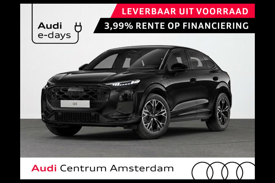Audi Q3 Sportback S edition e-hybrid 272 pk | Techniekpakket plus | Optiekpakket zwart-glanzend | Trekhaak mech | Privacy glas |