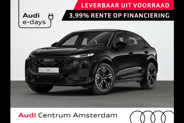 Audi Q3 Sportback S edition e-hybrid 272 pk | Techniekpakket plus | Optiekpakket zwart-glanzend | Trekhaak mech | Privacy glas |