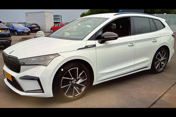 Škoda ENYAQ iV BWJ 2022 | 60 Sportline SOH 91,72% | SPORTSTOELEN | LEER/ALCANTARA | CARPLAY | CAMERA A | CLIMA |