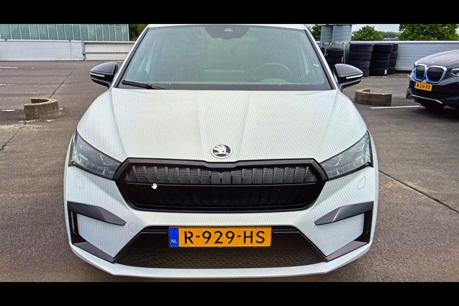 Škoda ENYAQ iV BWJ 2022 | 60 Sportline SOH 91,72% | SPORTSTOELEN | LEER/ALCANTARA | CARPLAY | CAMERA A | CLIMA |