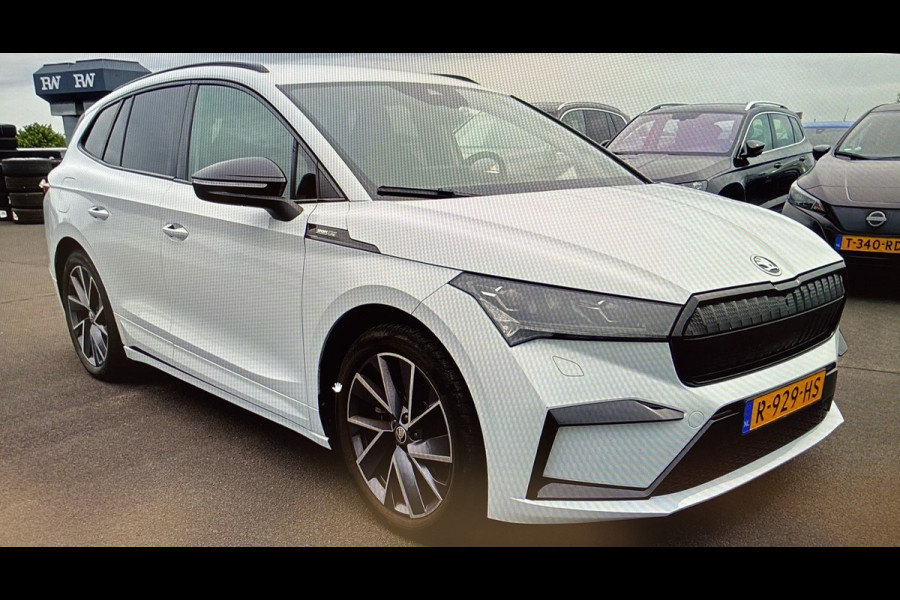 Škoda ENYAQ iV BWJ 2022 | 60 Sportline SOH 91,72% | SPORTSTOELEN | LEER/ALCANTARA | CARPLAY | CAMERA A | CLIMA |