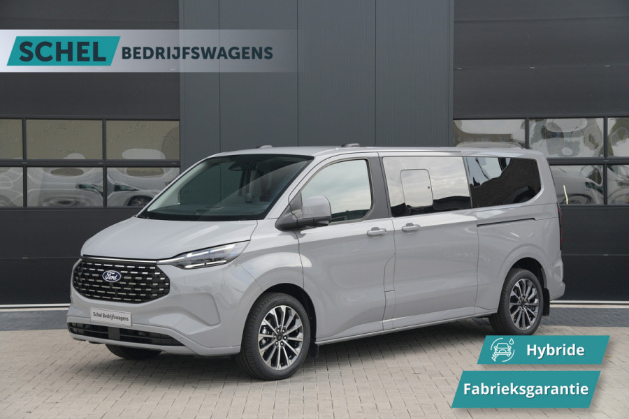 Ford Tourneo Custom 340 2.5 PHEV L2H1 Titanium X 232pk | ACC | Pano | B&O | Elek. schuifdeuren | 360 camera | Elek-Trekhaak | Prijs excl. BTW
