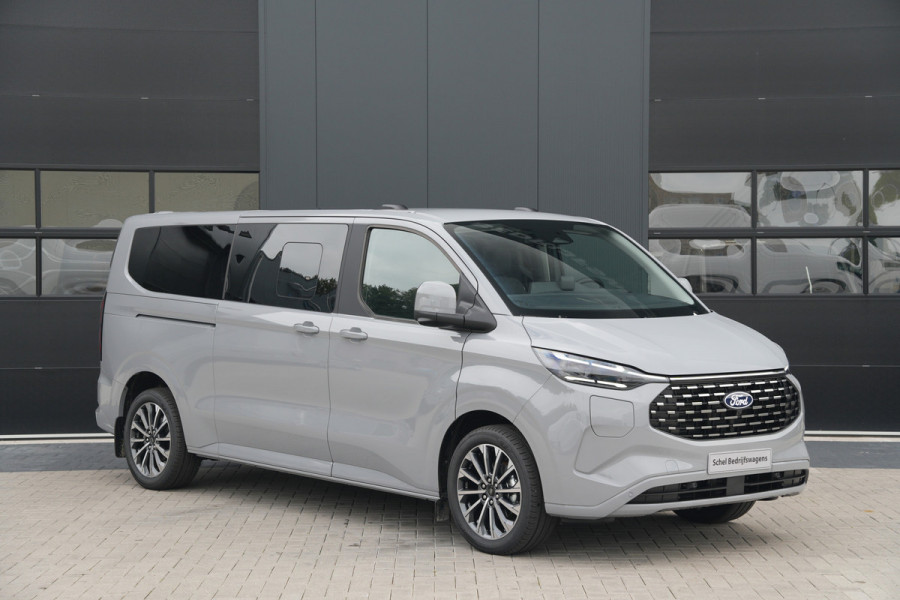 Ford Tourneo Custom 340 2.5 PHEV L2H1 Titanium X 232pk | ACC | Pano | B&O | Elek. schuifdeuren | 360 camera | Elek-Trekhaak | Prijs excl. BTW
