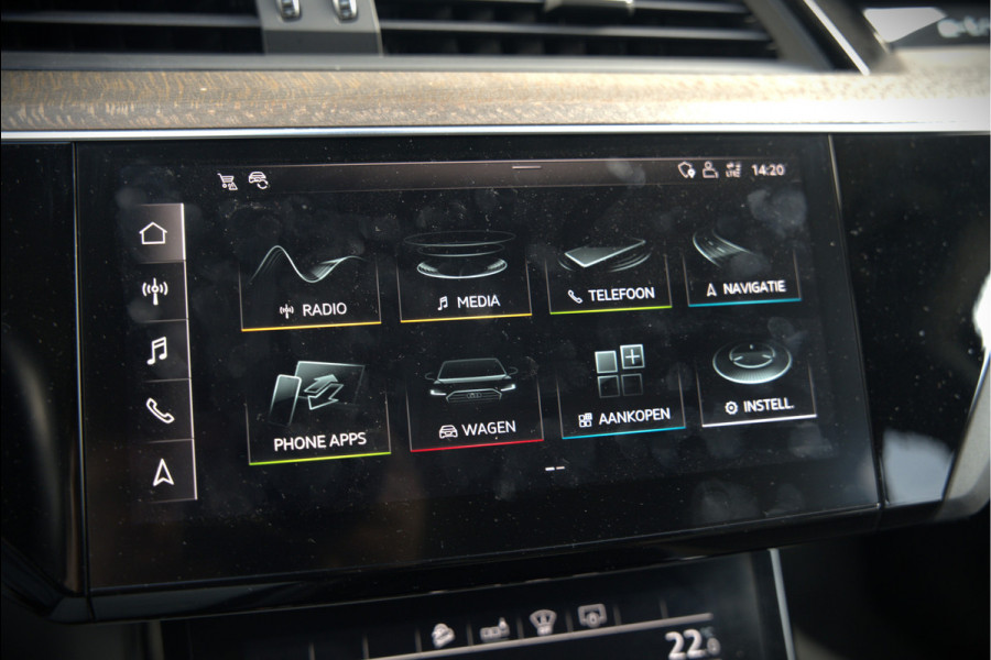 Audi e-tron e-tron 55 quattro advanced Pro Line Plus 95 kWh | Panoramadak | Bang & Olufsen | Stoelkoeling | Stoelverwarming | Massage | Head-Up Display | 360 Camera | Matrix LED | Luchtvering | Memory Seats | Elektrisch Verstelbare Stoelen |