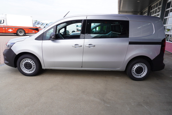 Renault Kangoo E-Tech Advance L2 44 kWh Automaat Opklapbare Dubbelcabine nr.V095 | 120PK | Climate | Navi | Cruise | Schuifdeur L + R