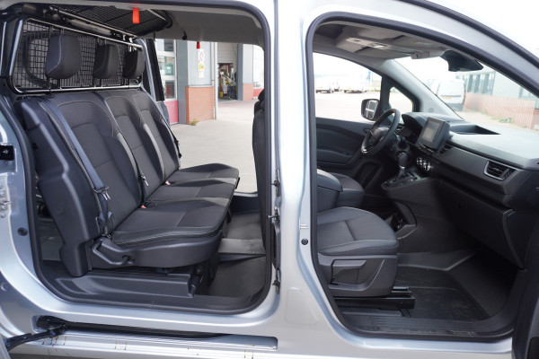 Renault Kangoo E-Tech Advance L2 44 kWh Automaat Opklapbare Dubbelcabine nr.V095 | 120PK | Climate | Navi | Cruise | Schuifdeur L + R