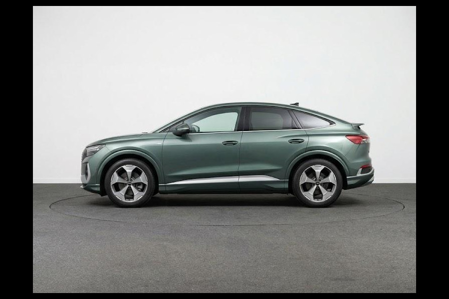 Audi Q4 Sportback e-tron S-edition Quattro 82 KWh 340 pk | Techniekpakket Pro | Glazen panoramadak | elektrische stoelen |  head-up display |