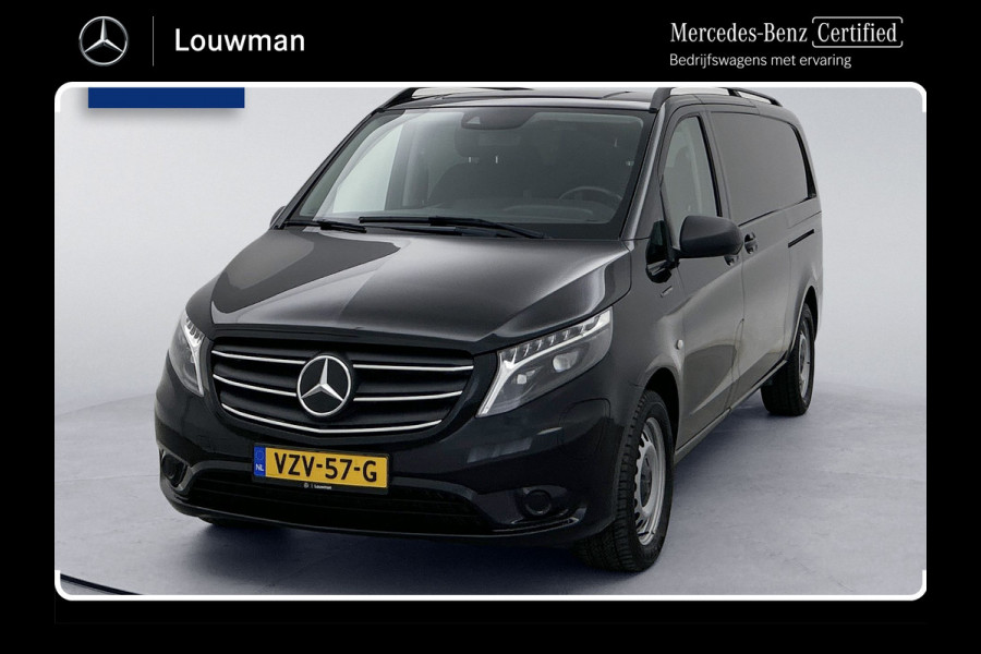 Mercedes-Benz eVito eVito Extra Lang 66 kWh DC 266km WLTP Dubbele cabine Led Schuifdeur L+R 5-zitplaatsen Navigatie Camera Snelladen