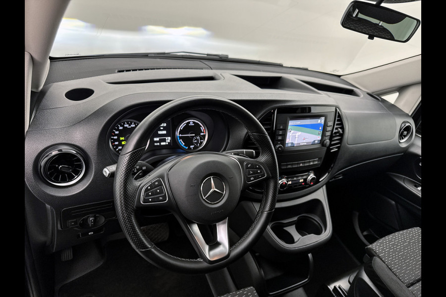 Mercedes-Benz eVito eVito Extra Lang 66 kWh DC 266km WLTP Dubbele cabine Led Schuifdeur L+R 5-zitplaatsen Navigatie Camera Snelladen