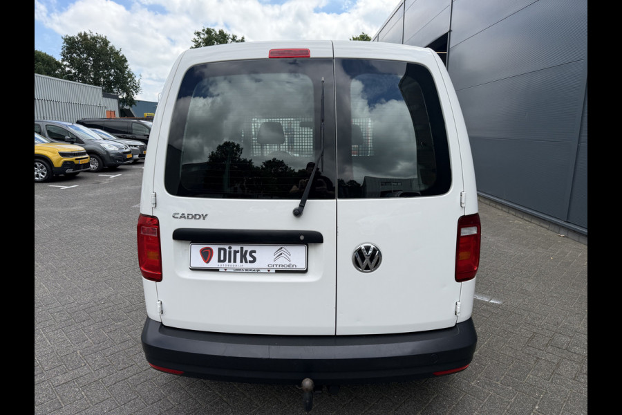 Volkswagen Caddy 2.0 TDI L1H1 Business (Trekhaak - Lichtmetalen velgen - Airco - Zijschuifdeur - Houten vloer - Lat om Lat - Ramen in achterdeur