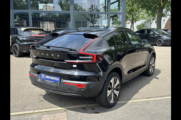 Volvo C40 Recharge Core 69 kWh SOH 91% | CLIMATE PACK | 3 FASE | ACHTERUIT RIJ CAMERA | ELEK. ACHTERKLEP | CRUISE CONTROL | PANO | 12 MND BOVAG GARANTIE | KEYLESS | DODE HOEK |