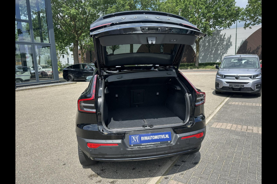 Volvo C40 Recharge Core 69 kWh SOH 91% | CLIMATE PACK | 3 FASE | ACHTERUIT RIJ CAMERA | ELEK. ACHTERKLEP | CRUISE CONTROL | PANO | 12 MND BOVAG GARANTIE | KEYLESS | DODE HOEK |