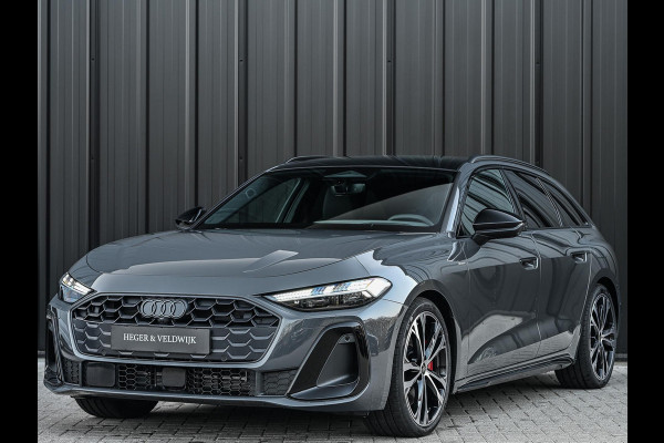 Audi A5 Avant 2.0 e-hybrid quattro S edition Competition | Nimbus grey | 367pk | S-Seats | Panoramadak | B&O Sound | Head-Up | 360 Camera | Adaptive Cruise | Trekhaak | Passagiers display |