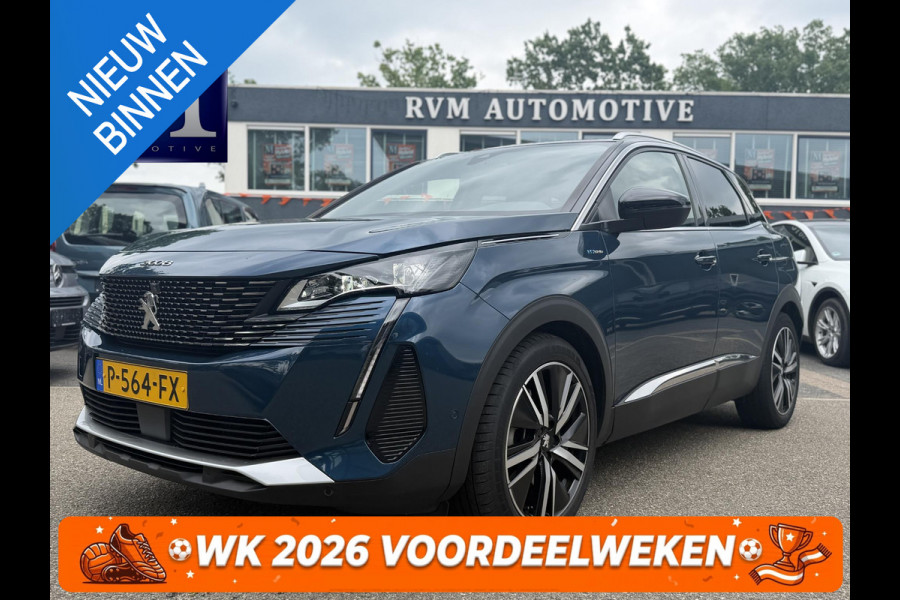 Peugeot 3008 1.6 HYbrid 225 GT Pack Business VAN € 25.900,- VOOR € 23.440,- | UW WK-VOORDEEL: € 2.460,- | ORIGINEEL NL AUTO | ELEKTRISCHE ACHTERKLEP | STOELVERWARMING | KEYLESS START & GO | CAMERA | DODEHOEKDETECTIE | PEUGEOT DEALER ONDERHOUDEN