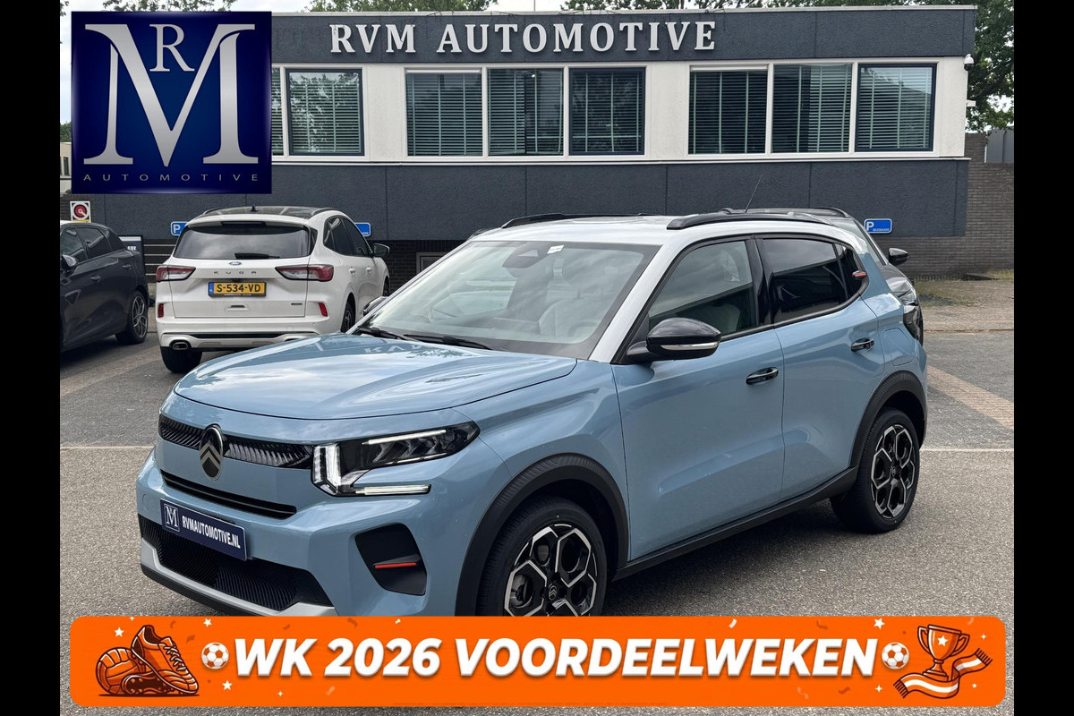 Citroën ë-C3 Max 113pk 44 kWh VAN: 24.900,- VOOR: 21.877,- UW WKVOORDEEL: 3.023,- | 4.500 KM!! UNIEKE KM STAND  | 3-FASE LADER | NAVIGATIE | CAMERA | FABRIEKSGARANTIE TOT 02-2027 | BTW VERREKENBAAR |