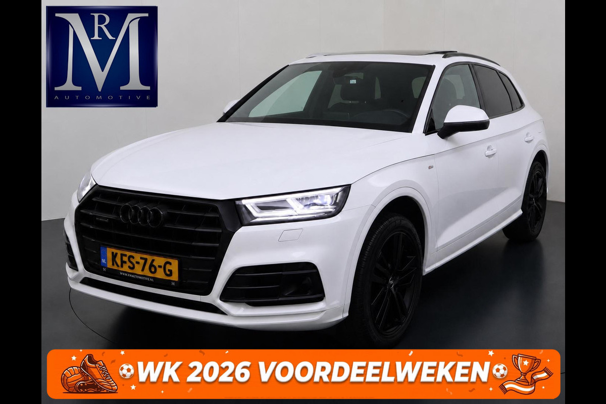 Audi Q5 55 TFSI e quattro Competition VAN: 44.900,- VOOR: 39.877,- UW WKVOORDEEL: 5.023,- | 32.000KM! |PANO| ELEKTRISCHE TREKHAAK| ELEK. ACHTERKLEP |MASSAGE| ADAPTIVE CRUISE| CAMERA| NET ONDERHOUD GEHAD RIJKLAAR INCL. 12 MND BOVAG GARANTIE| SFEERVERLICHTING