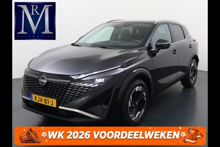 Nissan QASHQAI 1.3 MHEV Xtronic N-Connecta VAN: 34.900,- VOOR: 32.330,- UW WKVOORDEEL: 2.570,- | ONDERHOUD GEHAD BIJ DE DEALER | HEAD-UP DISPLAY| ELEKTRISCHE ACHTERKLEP| PANORAMADAK| STOEL + STUURVERWARMING| VOORRUITVERWARMING | 360 CAMERA| ADAPTIVE CRUISE CONTROL| DODE HOEK SENSOR