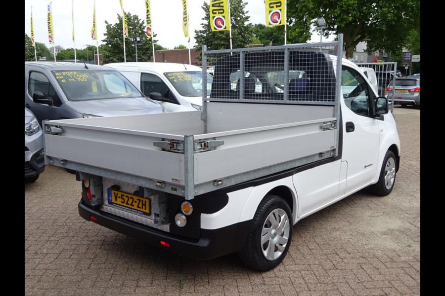 Nissan E-NV200 Business 40 kWh 2.ZERO S.O.H 91% ( Grotere accu ) KIPPER PICK UP OPEN LAADBAK AIRCO NAVIGATIE