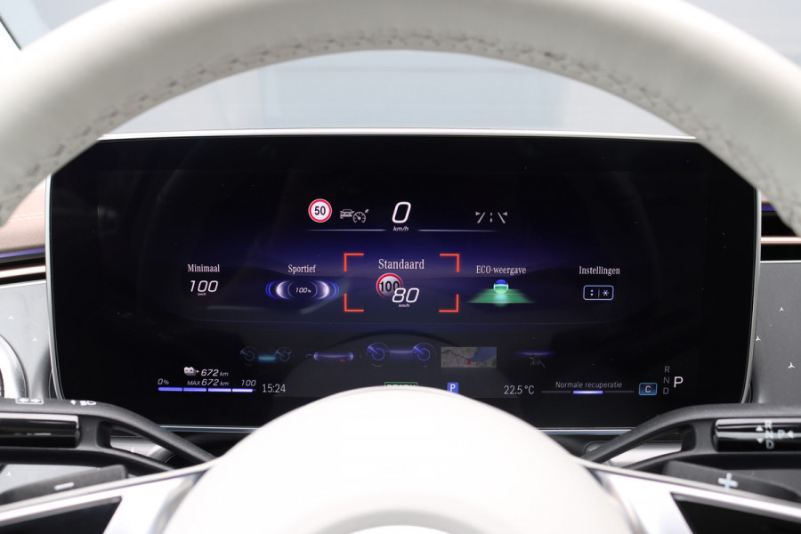 Mercedes-Benz EQE 350+ Launch Edition Luxury Line 91 kWh | Distronic | Panoramadak | Memory | Leder | Camera | HUD | Keyless Go | Verwarmd Stuurwiel | High Perf. LED |