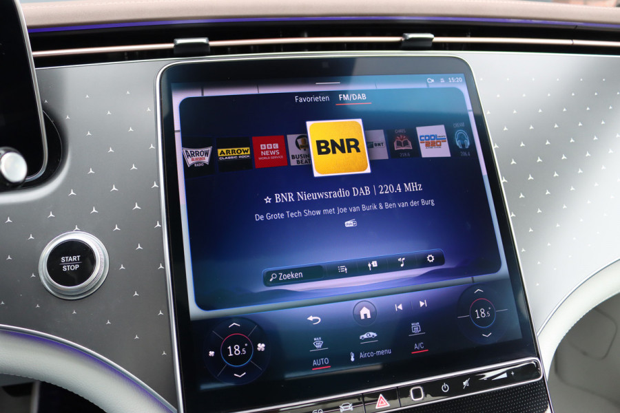Mercedes-Benz EQE 350+ Launch Edition Luxury Line 91 kWh | Distronic | Panoramadak | Memory | Leder | Camera | HUD | Keyless Go | Verwarmd Stuurwiel | High Perf. LED |