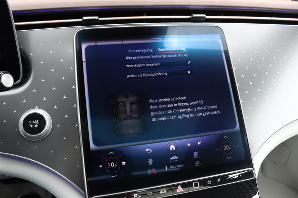 Mercedes-Benz EQE 350+ Launch Edition Luxury Line 91 kWh | Distronic | Panoramadak | Memory | Leder | Camera | HUD | Keyless Go | Verwarmd Stuurwiel | High Perf. LED |
