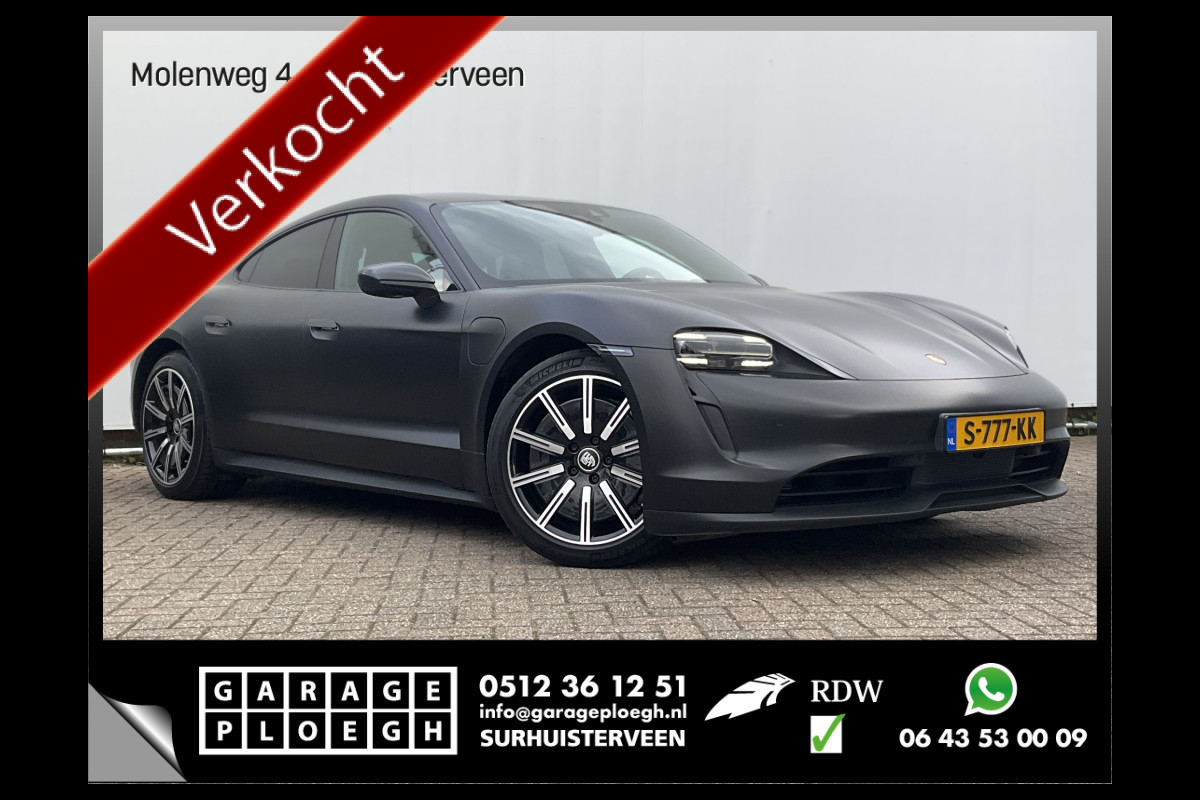 Porsche Taycan Performance 84 kWh BTW Carplay Camera 3Fase Bose Leer Led Warmtepomp