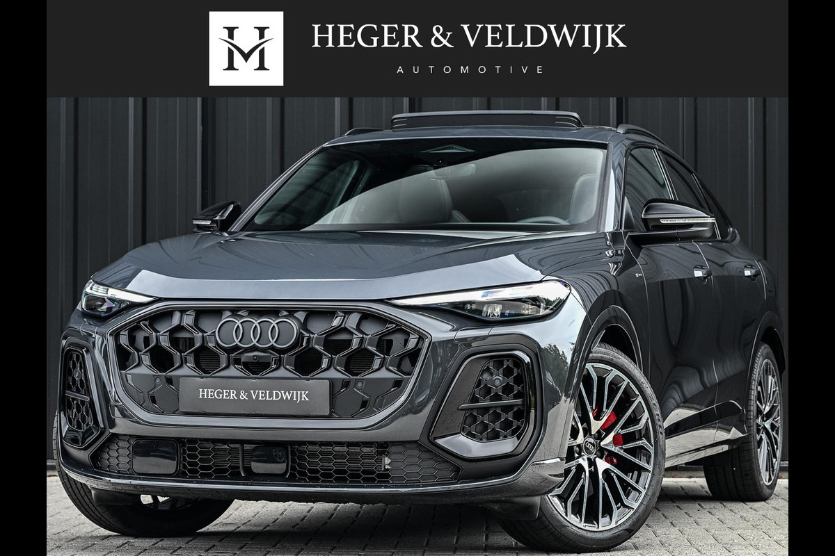 Audi Q5 Sportback 2.0 TFSI e-hybrid quattro S edition | Luchtvering | S-stoelen | Panoramadak | Elektr. trekhaak | Digital Oled | Adaptive Cruise | Tech Plus | 360 Camera | Memory | Ambiance interieur |