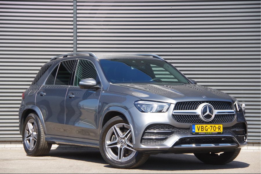 Mercedes-Benz GLE 300 D 4MATIC AMG, MARGE! VAN, GRIJS KENTEKEN, LED, TREKHAAK, MEMORY, 360 CAMERA, LEDER/ALCANTARA, PDC, 20'' AMG