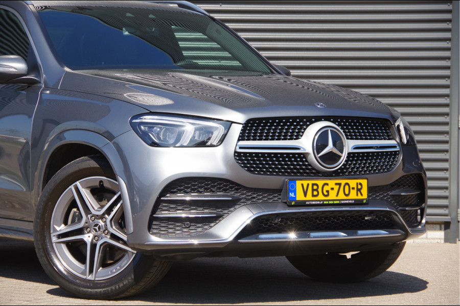 Mercedes-Benz GLE 300 D 4MATIC AMG, MARGE! VAN, GRIJS KENTEKEN, LED, TREKHAAK, MEMORY, 360 CAMERA, LEDER/ALCANTARA, PDC, 20'' AMG