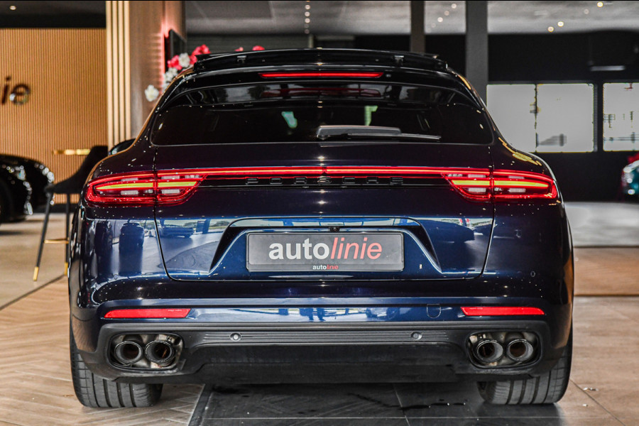 Porsche Panamera Sport Turismo 2.9 4 E-Hybrid, Sport Chrono, Rear Entertainment, Luchtvering, Softclose, Pano, 360, HUD, Leder!