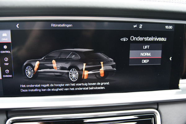 Porsche Panamera Sport Turismo 2.9 4 E-Hybrid, Sport Chrono, Rear Entertainment, Luchtvering, Softclose, Pano, 360, HUD, Leder!
