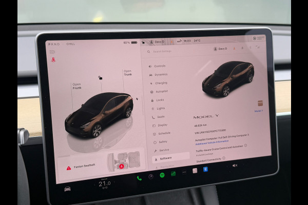 Tesla Model Y RWD 58 kWh 98% SOH LFP Autopilot Dealer Onderhouden