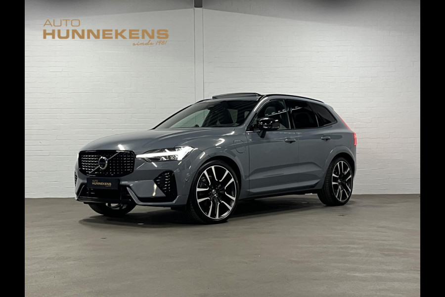 Volvo XC60 2.0 T8 Plug-in hybrid AWD Ultimate Dark *SOH 97%* Luchtvering | Trekhaak | Open dak | Bowers & Wilkins | Adapt. cruise | Stoel-/stuurverwarming | 360 camera | Head up