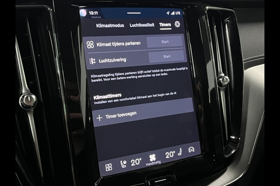 Volvo XC60 2.0 T8 Plug-in hybrid AWD Ultimate Dark *SOH 97%* Luchtvering | Trekhaak | Open dak | Bowers & Wilkins | Adapt. cruise | Stoel-/stuurverwarming | 360 camera | Head up