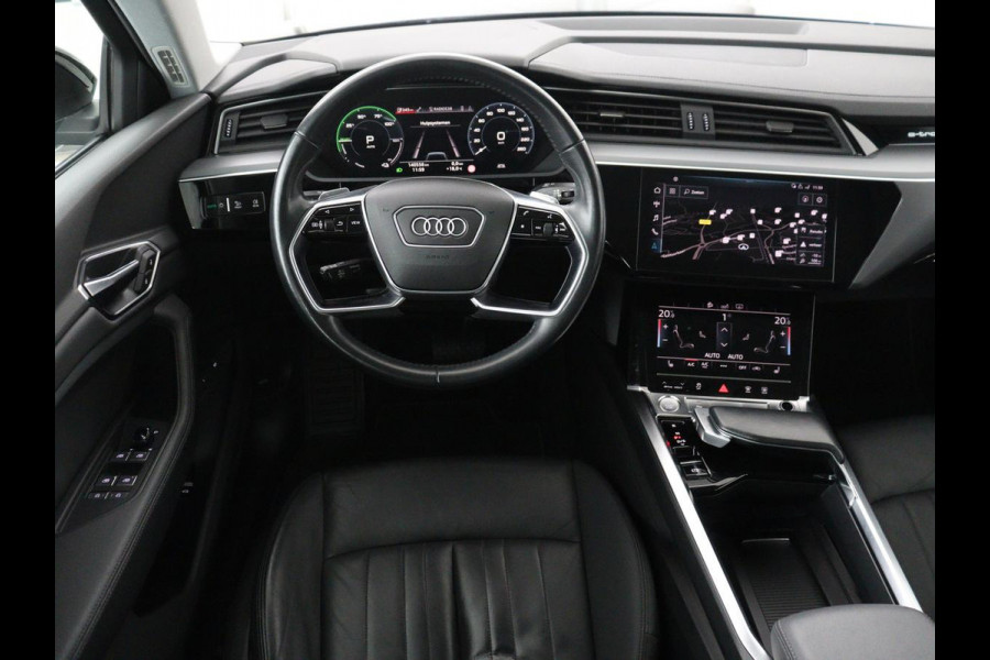 Audi e-tron 50 quattro Launch edition plus 71 kWh | SOH 90.6 | Panoramadak | Luchtvering | Adaptive cruise | Leder | Carplay | Memory | Stoelverwarming | Navi. Full map | PDC