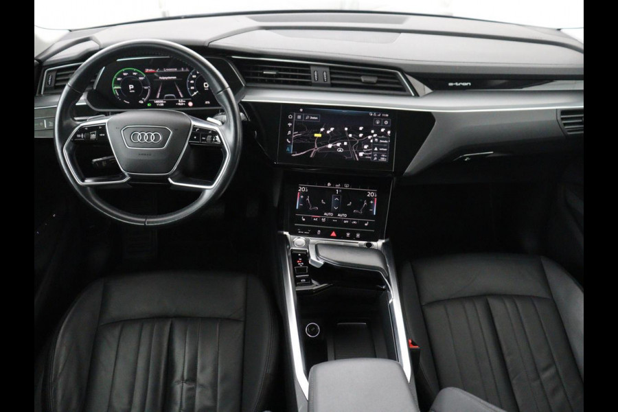 Audi e-tron 50 quattro Launch edition plus 71 kWh | SOH 90.6 | Panoramadak | Luchtvering | Adaptive cruise | Leder | Carplay | Memory | Stoelverwarming | Navi. Full map | PDC