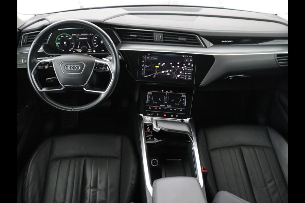 Audi e-tron 50 quattro Launch edition plus 71 kWh | SOH 90.6 | Panoramadak | Luchtvering | Adaptive cruise | Leder | Carplay | Memory | Stoelverwarming | Navi. Full map | PDC