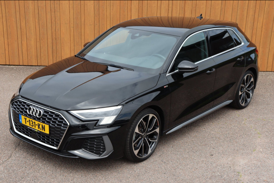 Audi A3 Sportback 35 TFSI S-Line org.NL h.leer+el+mem+vw matrix-LED camera el.klep park.hulp Ambient Light Plus