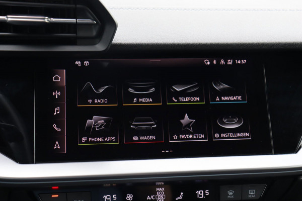 Audi A3 Sportback 35 TFSI S-Line org.NL h.leer+el+mem+vw matrix-LED camera el.klep park.hulp Ambient Light Plus